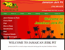 Tablet Screenshot of jamaicanjerkpit.com